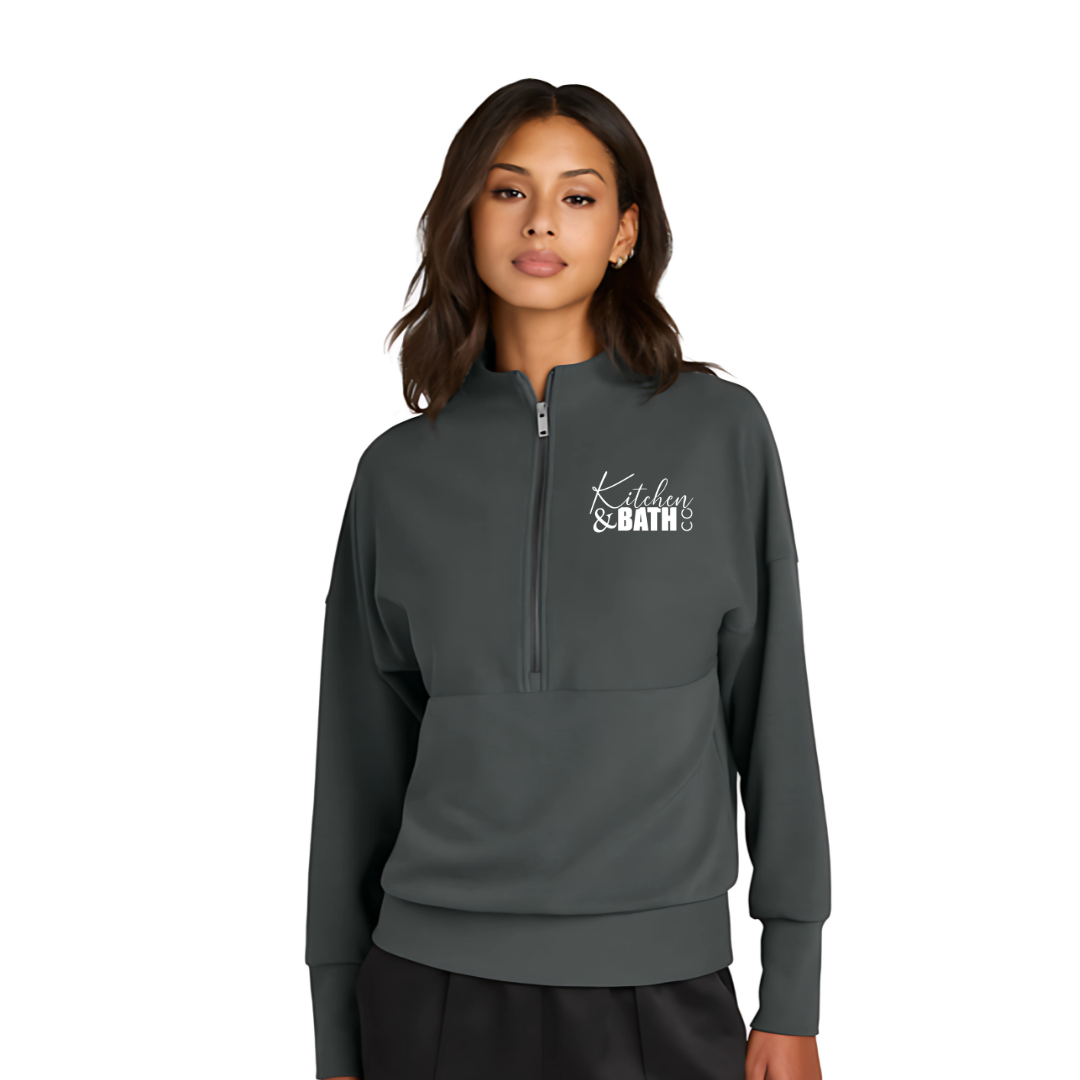 Mercer+Mettle® Women’s Linear Texture 1/4-Zip - Design 2