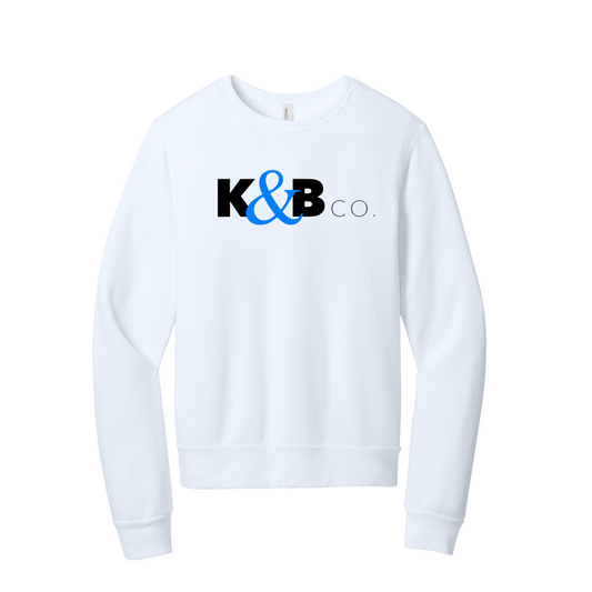 BELLA+CANVAS® Unisex Sponge Fleece Classic Crewneck Sweatshirt - Design 1