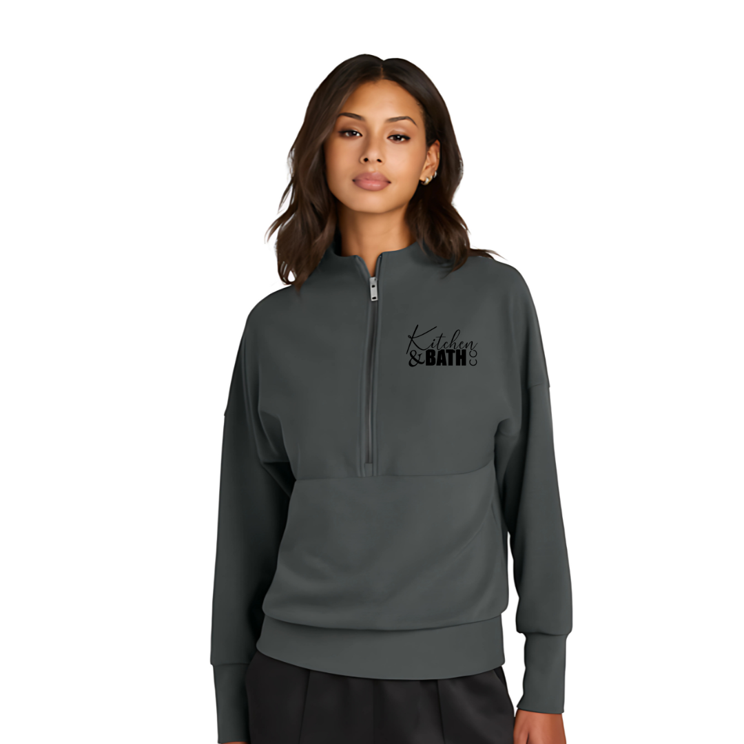 Mercer+Mettle® Women’s Linear Texture 1/4-Zip - Design 2