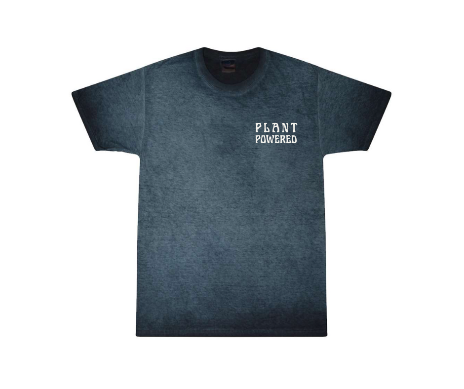 PLANT POWERED Unisex Oil Wash T-Shirt - 1310