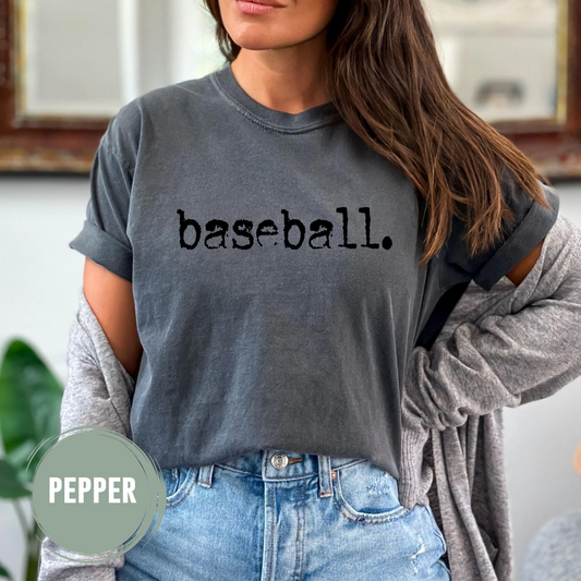 Baseball Typography T