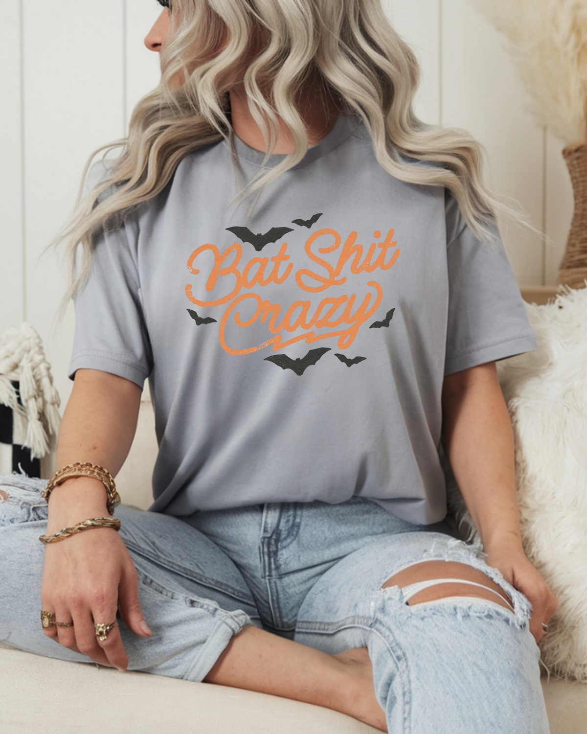 Colorful Bat Shit Crazy T
