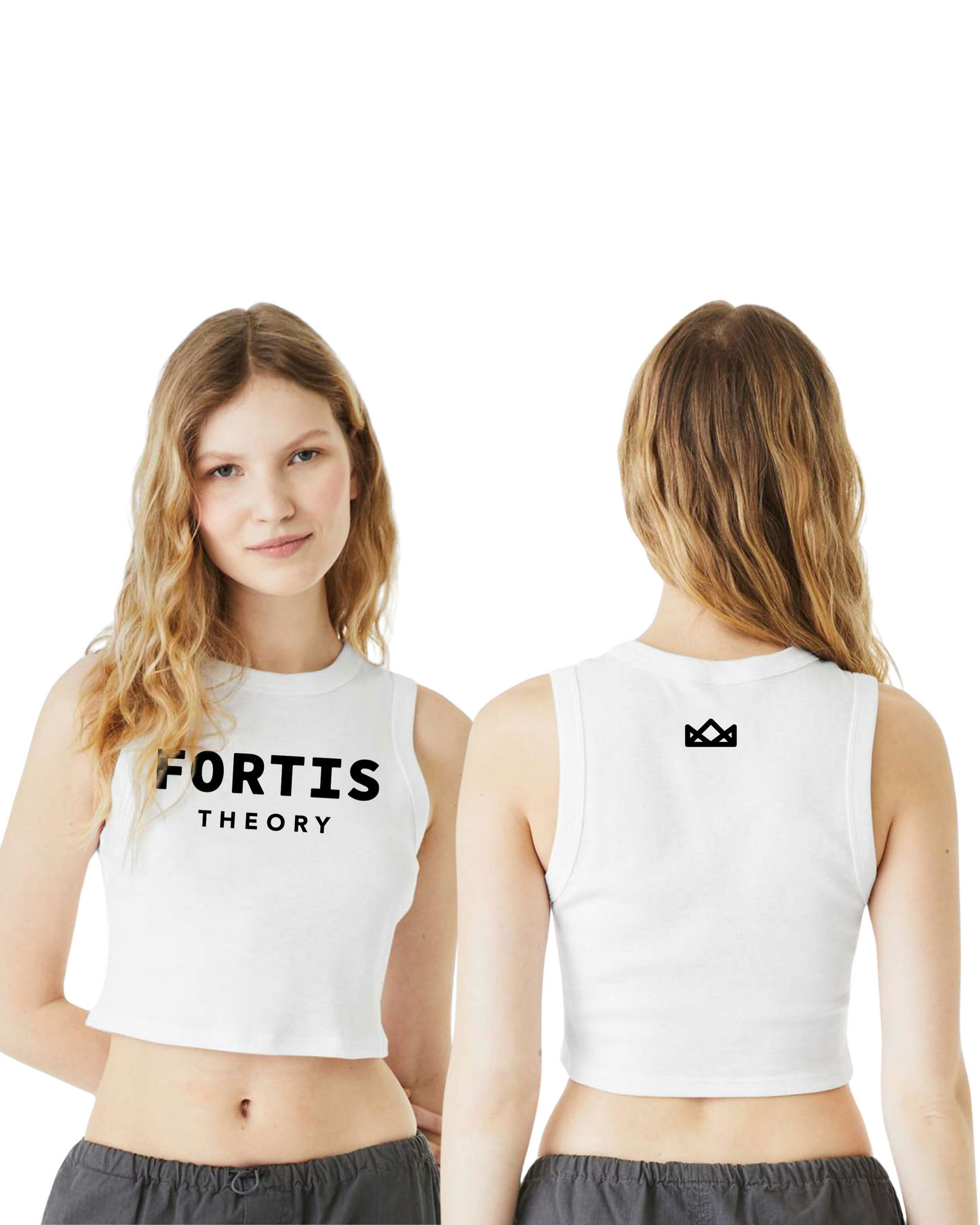 Women's Micro Rib Muscle Crop Tank