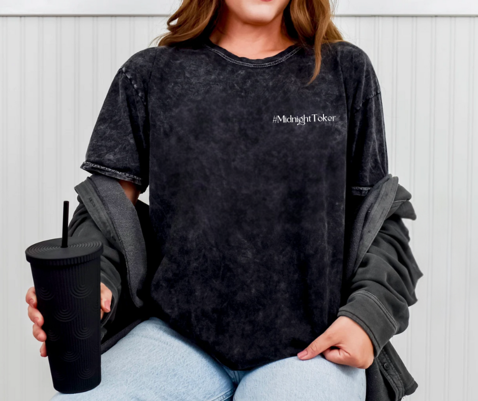 #Midnighttoker Mineral Wash TShirt