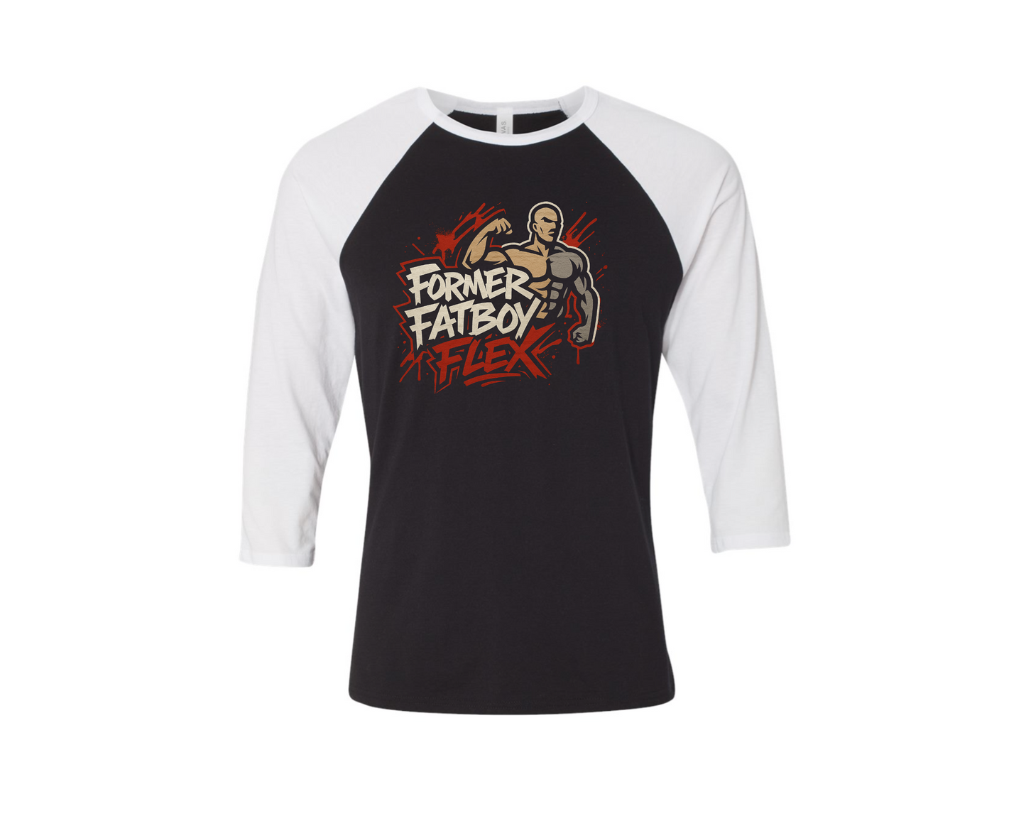 Bella + Canvas Unisex Three-Quarter Sleeve Baseball Tee - 3200