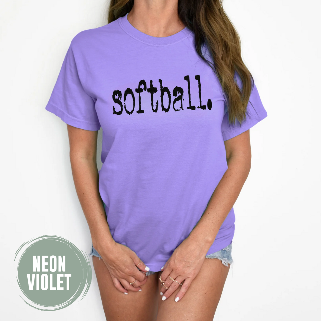 Softball Typography T