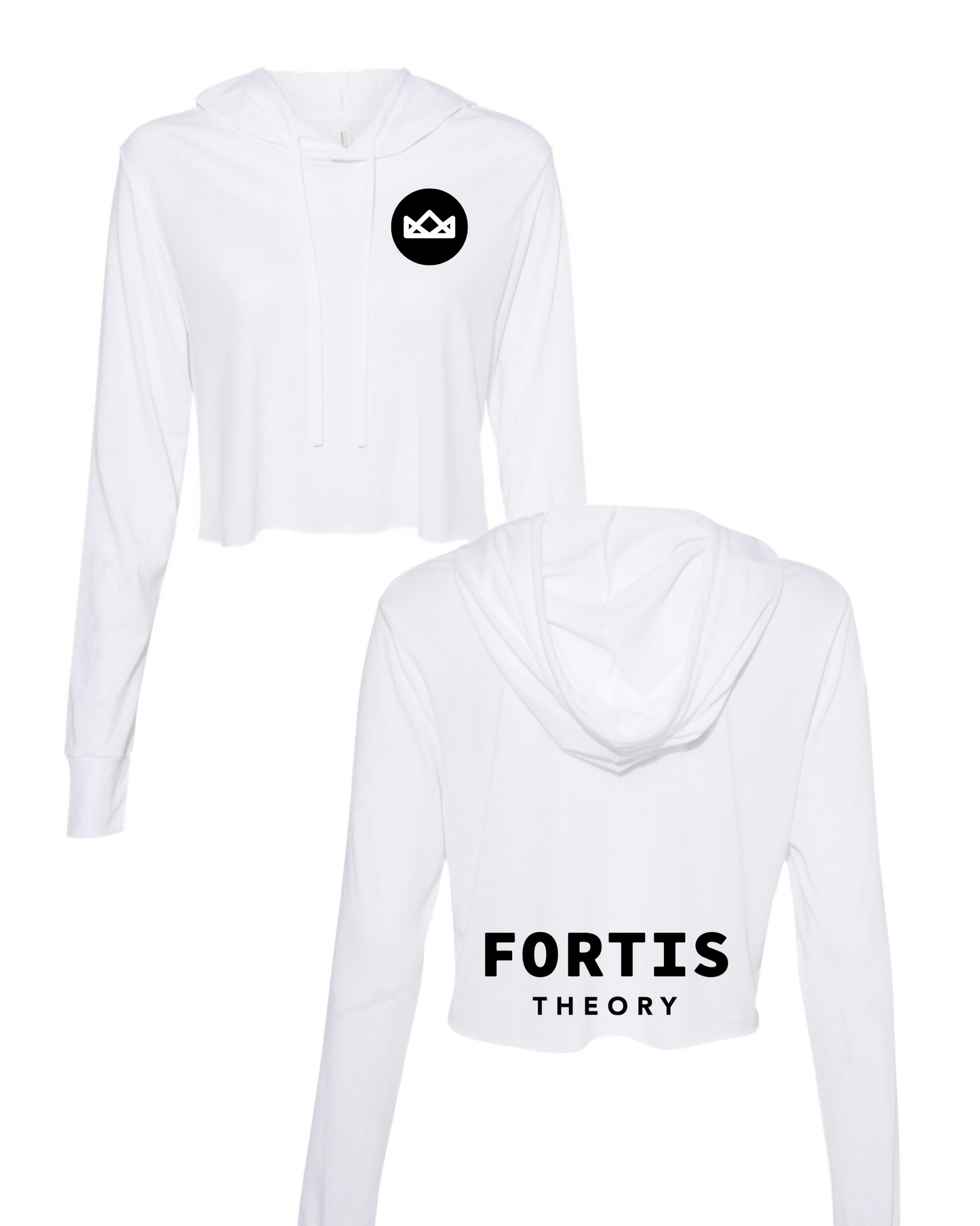 Women’s Bella + Canvas Triblend Crop Long Sleeve Hoodie