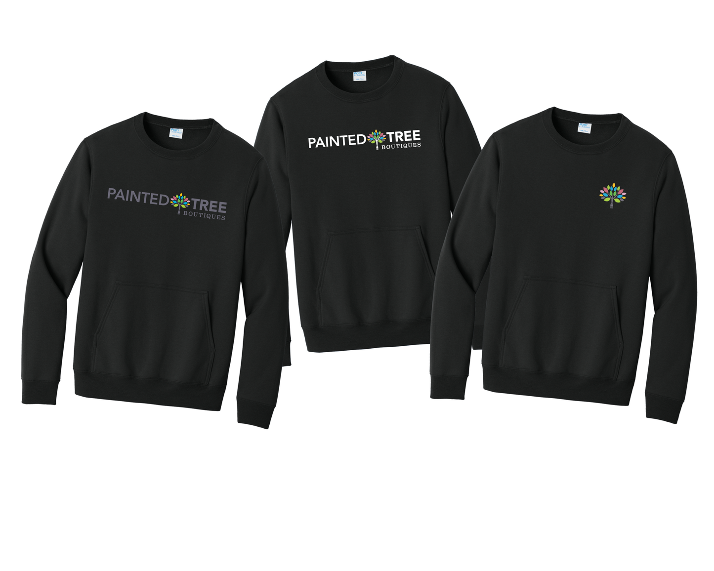 Unisex Crewneck Sweatshirt with Pocket - PC78PKT