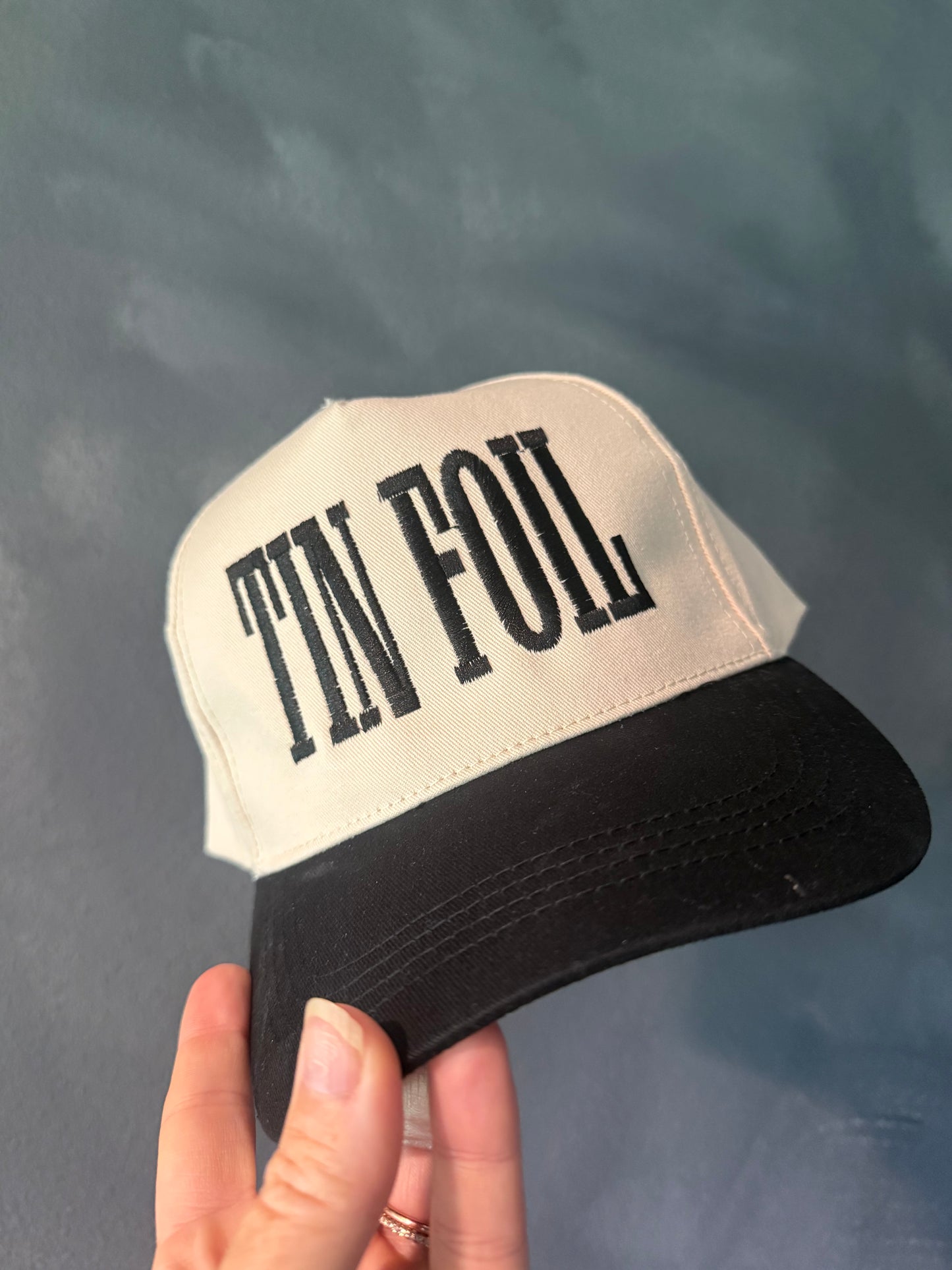 Tin Foil Embroidered Hat
