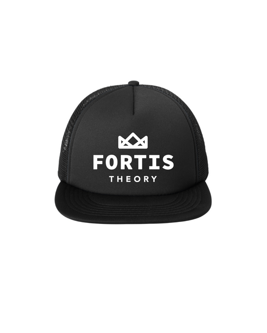 Flat Bill Snapback Trucker Cap - Full Front Design