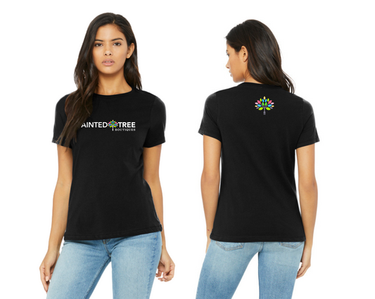 Women’s Relaxed Fit Heather CVC Tee - 6400CVC - Design 2