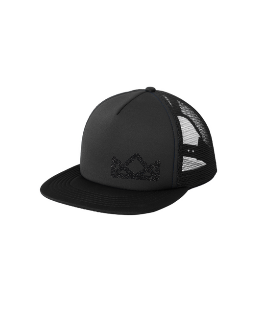 Flat Bill Snapback Trucker Cap - Side Designs