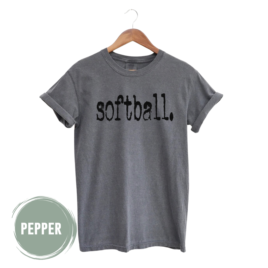 Softball Typography T