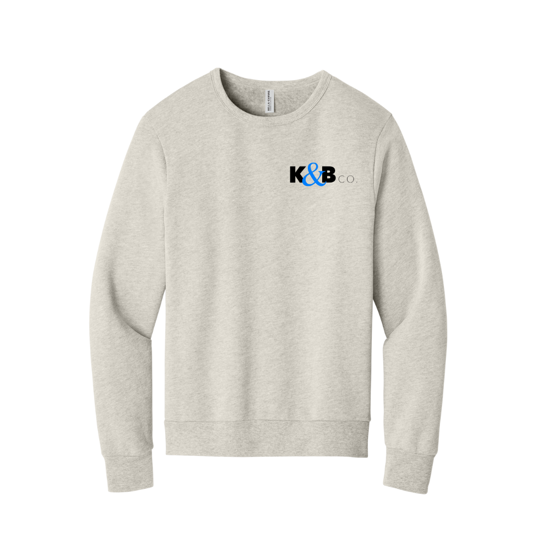 BELLA+CANVAS® Unisex Sponge Fleece Classic Crewneck Sweatshirt - Design 2