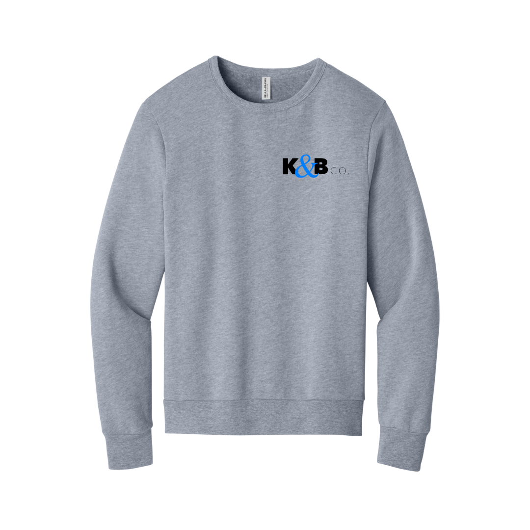 BELLA+CANVAS® Unisex Sponge Fleece Classic Crewneck Sweatshirt - Design 2