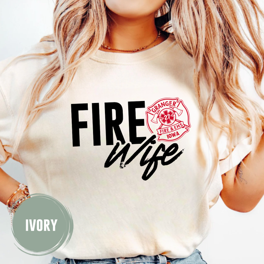 Fire Wife Granger Badge