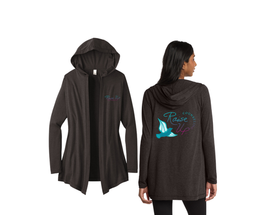 District ® Women’s Perfect Tri ® Hooded Cardigan - DT156