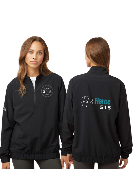 Adidas Women's Woven Half-Zip Pullover - A706