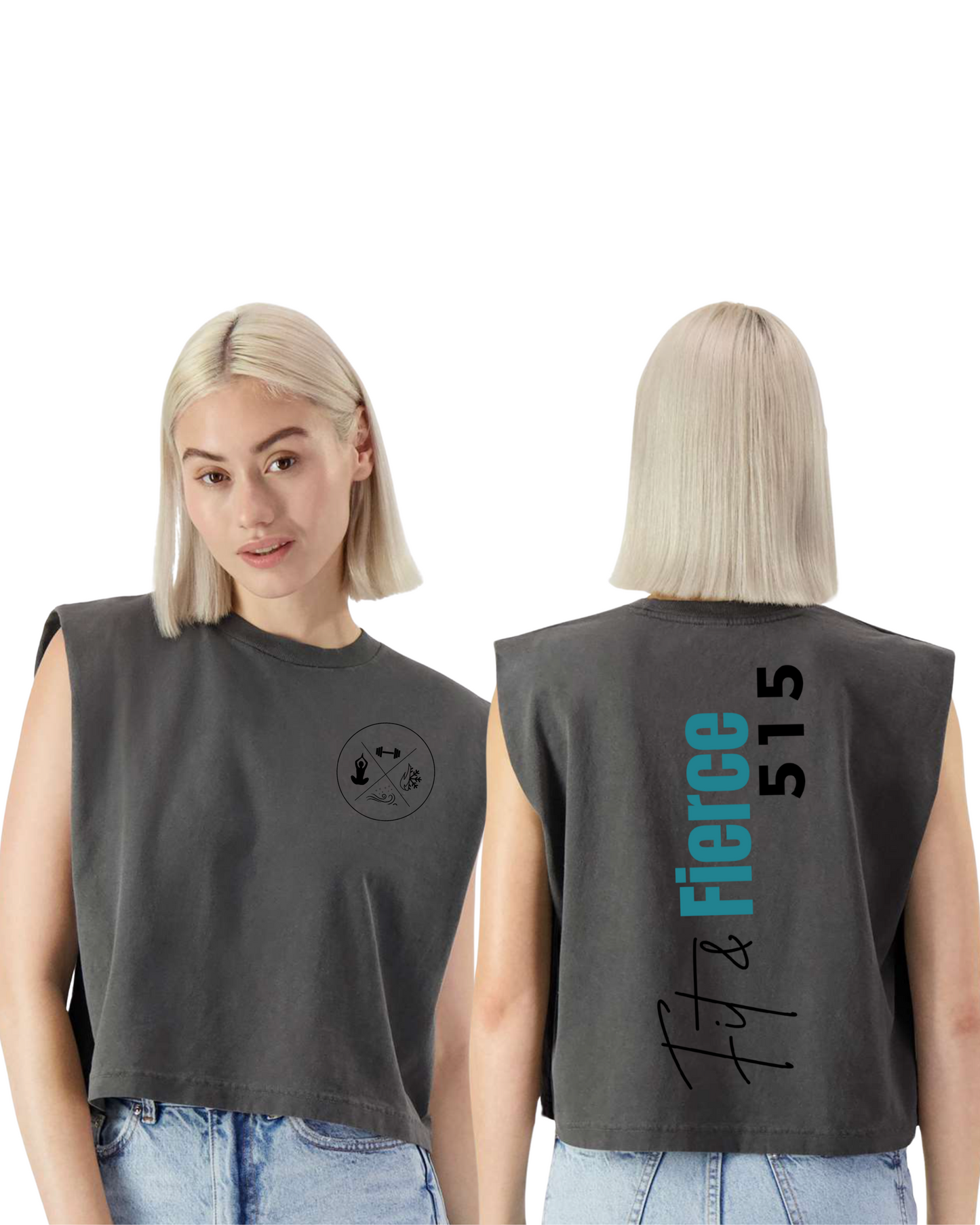 Women's Garment-Dyed Heavyweight Muscle Tee - 307GD