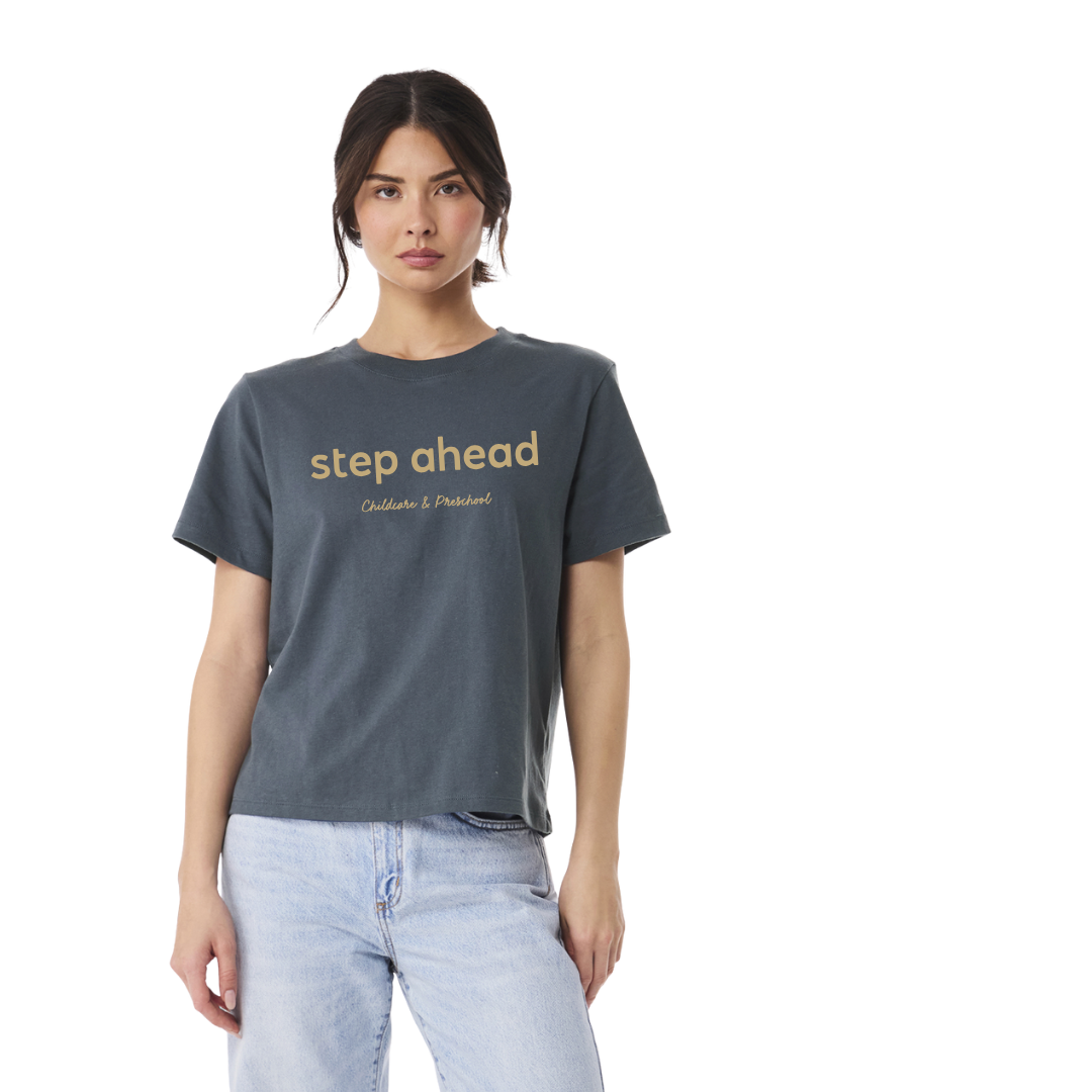 BELLA+CANVAS® Women’s 6-Ounce Heavyweight Tee - BC6110 - Vintage Navy