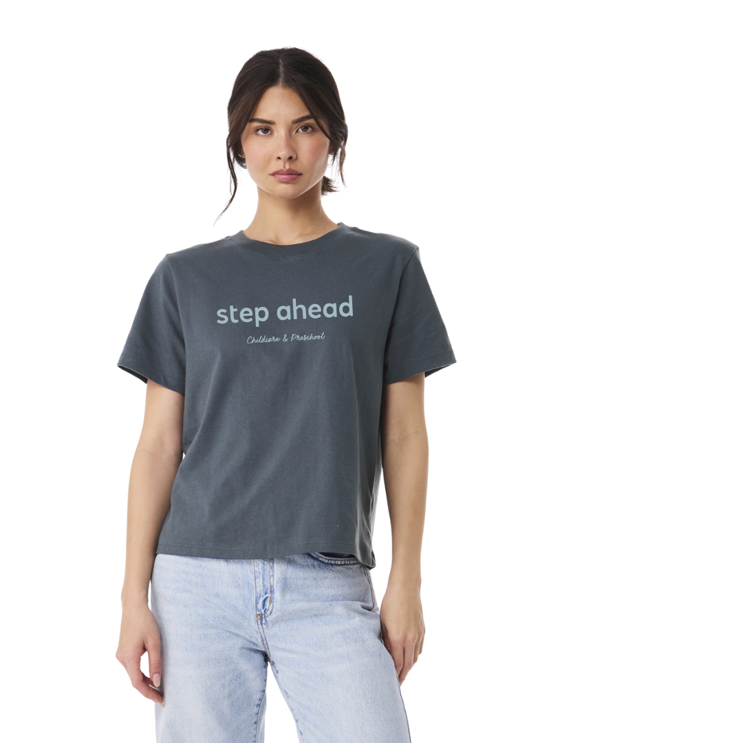 BELLA+CANVAS® Women’s 6-Ounce Heavyweight Tee - BC6110 - Vintage Navy