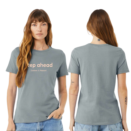 BELLA+CANVAS® Women’s Relaxed Jersey Short Sleeve Tee BC6400 - Vintage Blue