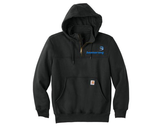 Carhartt® Rain Defender® Paxton Heavyweight Hooded Zip Mock Sweatshirt. CT100617