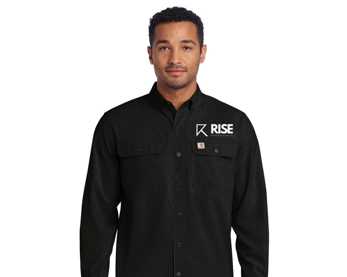 Carhartt Force® Embroidered Solid Long Sleeve Shirt. CT105291