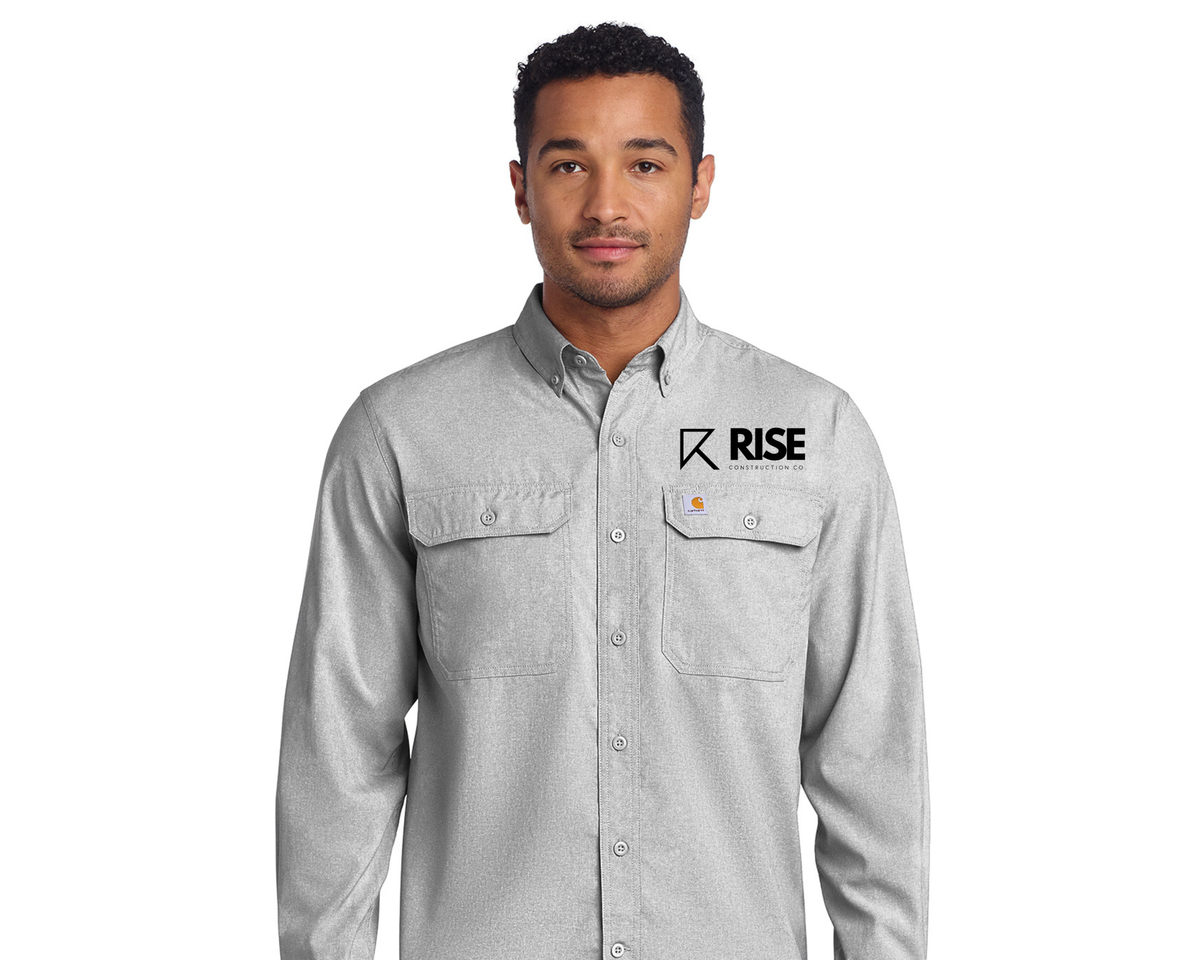 Carhartt Force® Embroidered Solid Long Sleeve Shirt. CT105291