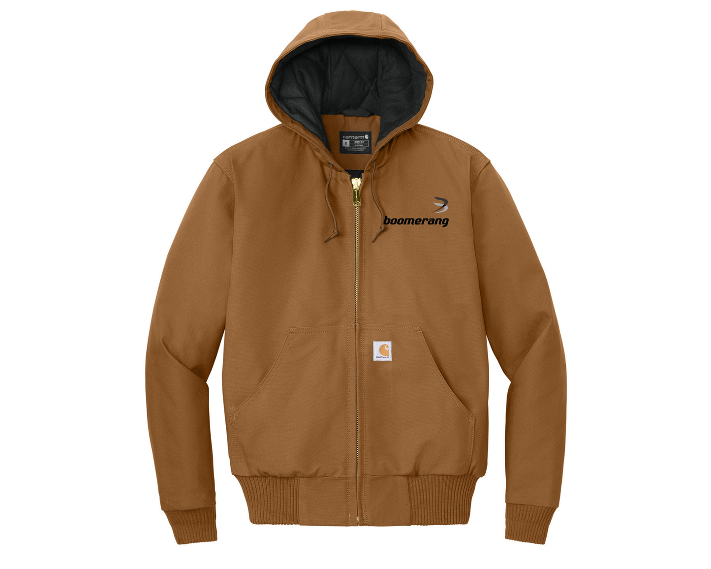Carhartt® Quilted-Flannel-Lined Duck Active Jacket CT106677