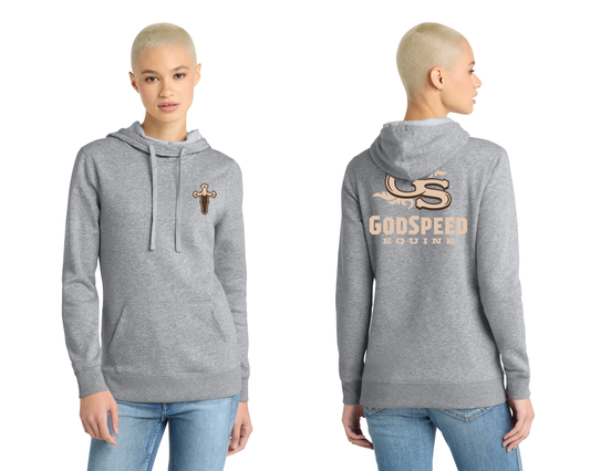 District® Women’s Lightweight Fleece Hoodie. DM493