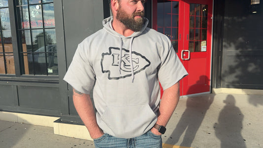 Football Short Sleeve Hoodie