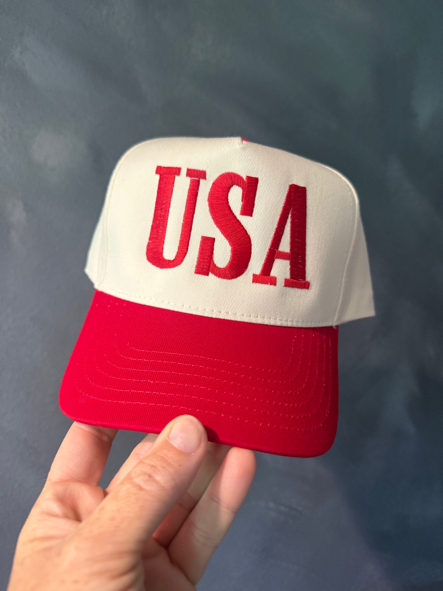 USA Embroided Trucker Hat