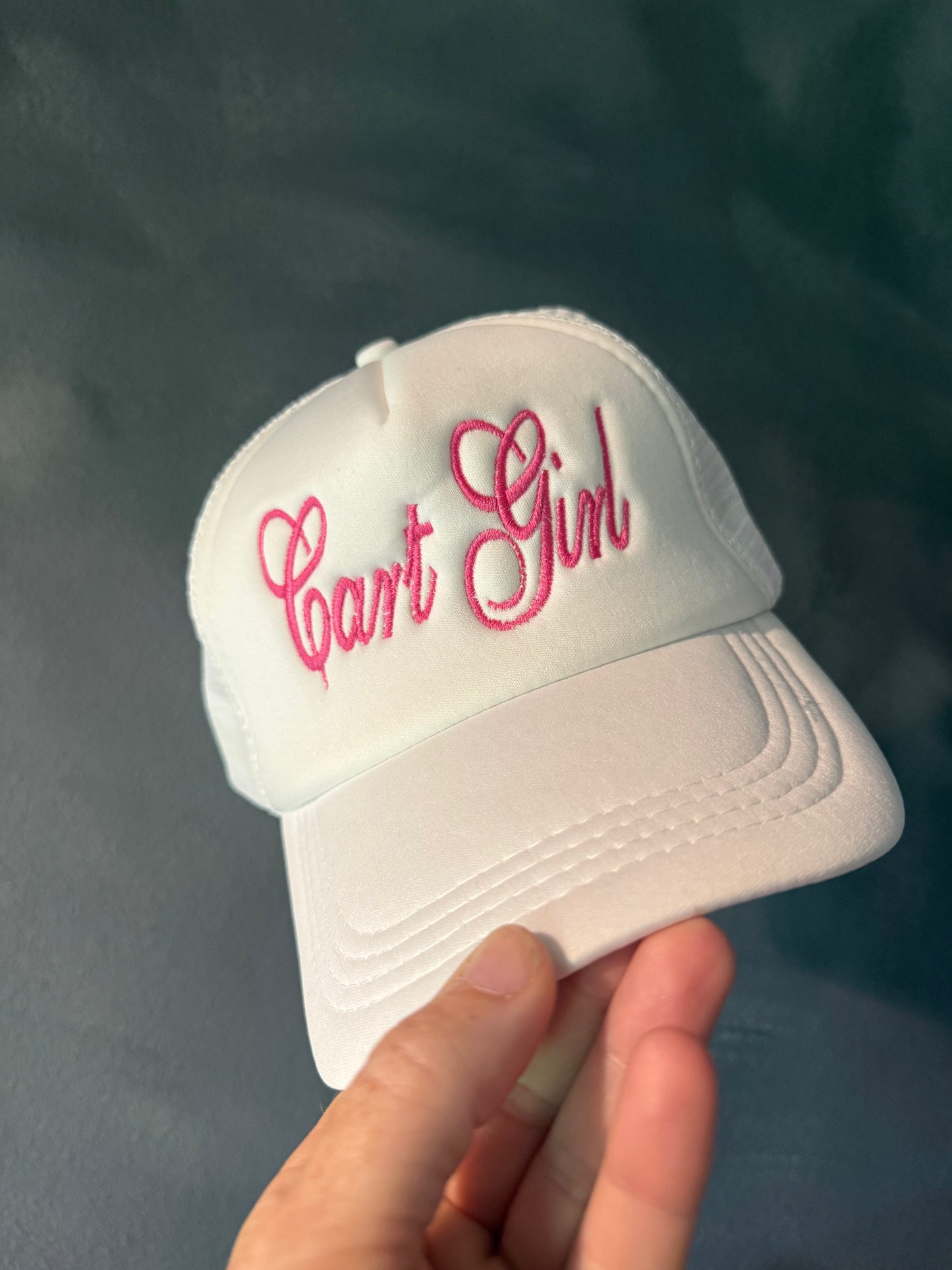 Cart Girl Embroidered Foam Trucker Hat