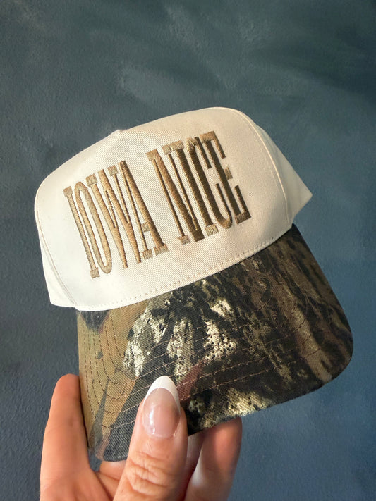 Iowa Nice Embroidered Hat