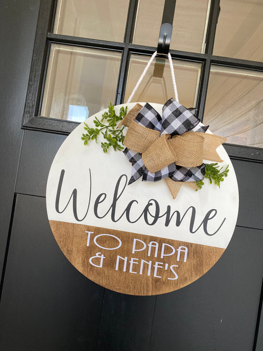 Custom Welcome To