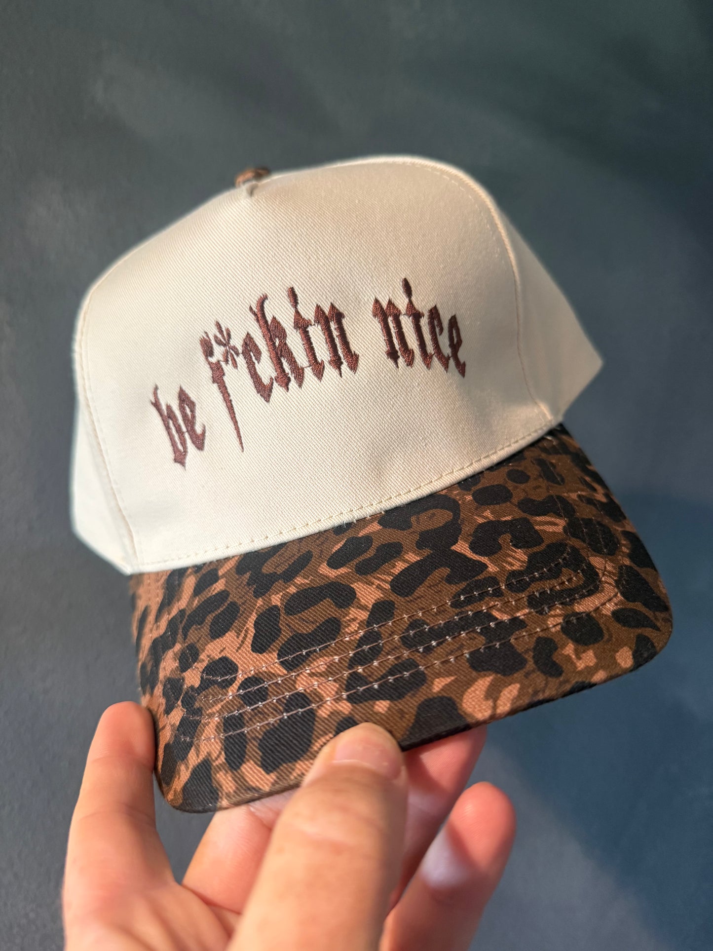 Be F*ckin Nice Embroidered Hat