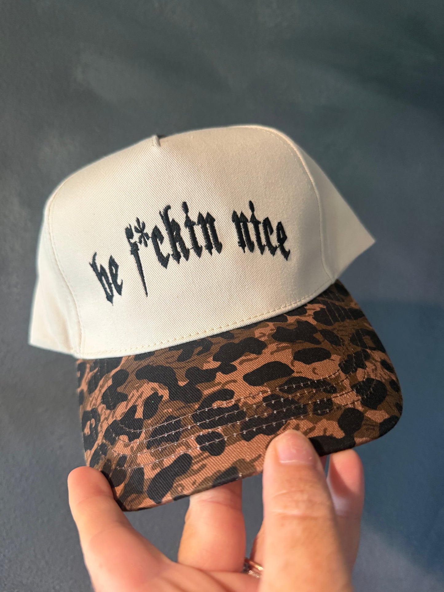 Be F*ckin Nice Embroidered Hat