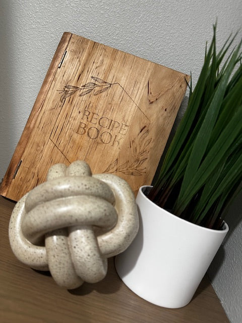 Wooden Recipe Book