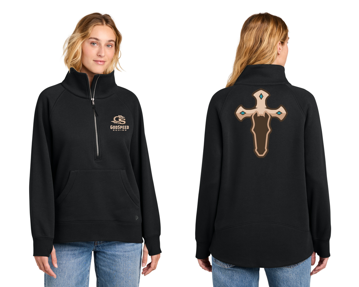 New Era® Women’s Heritage Fleece 1/2-Zip. LNEA528