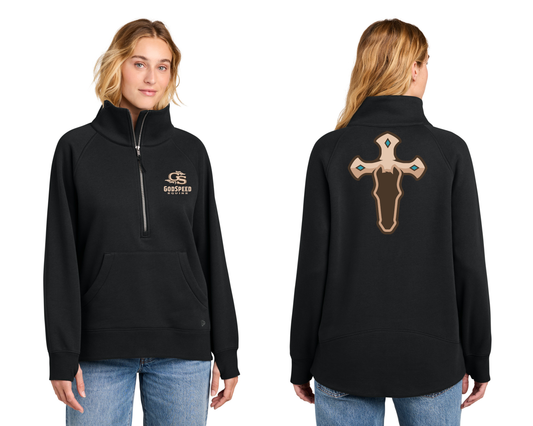 New Era® Women’s Heritage Fleece 1/2-Zip. LNEA528