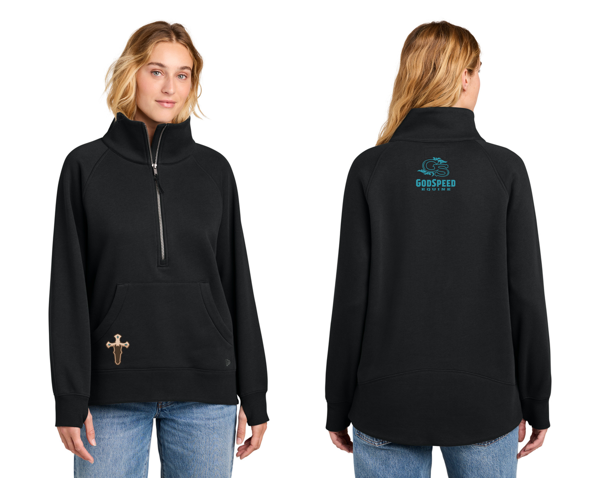 New Era® Women’s Heritage Fleece 1/2-Zip. LNEA528