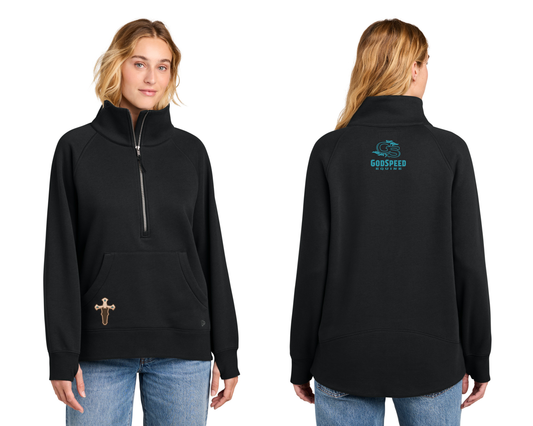 New Era® Women’s Heritage Fleece 1/2-Zip. LNEA528