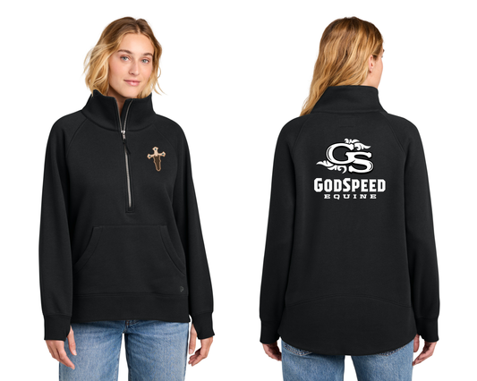 New Era® Women’s Heritage Fleece 1/2-Zip. LNEA528