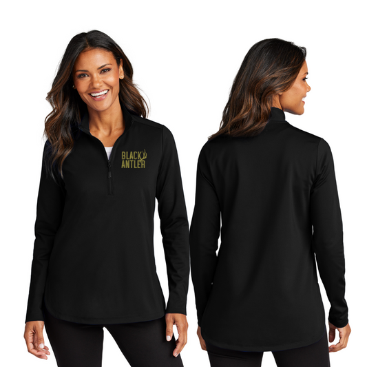 Port Authority® Women's Double Knit 1/4-Zip - Design 2