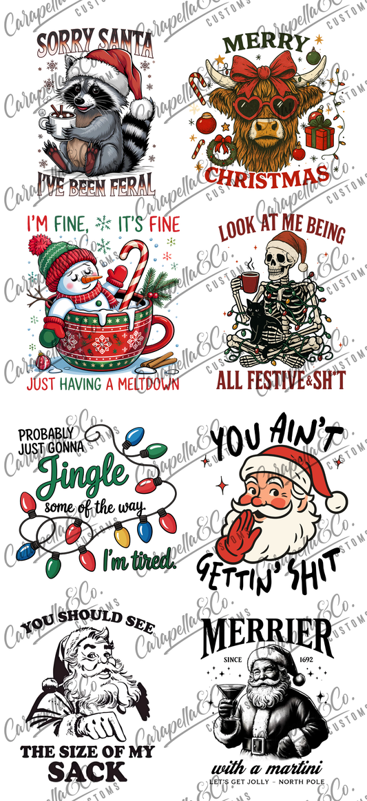 PG Xmas Premade Gang Sheet 24"x48"