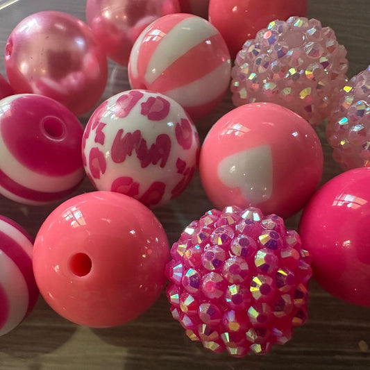 Pink Assorted Dog Necklace