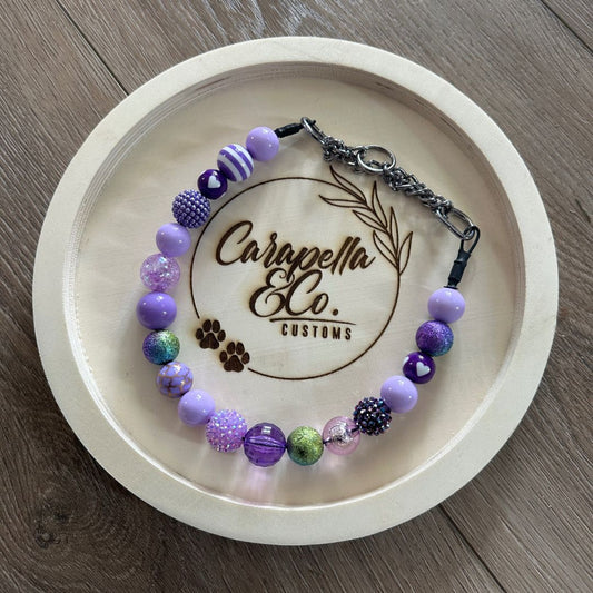 Purple Assorted Dog Necklace