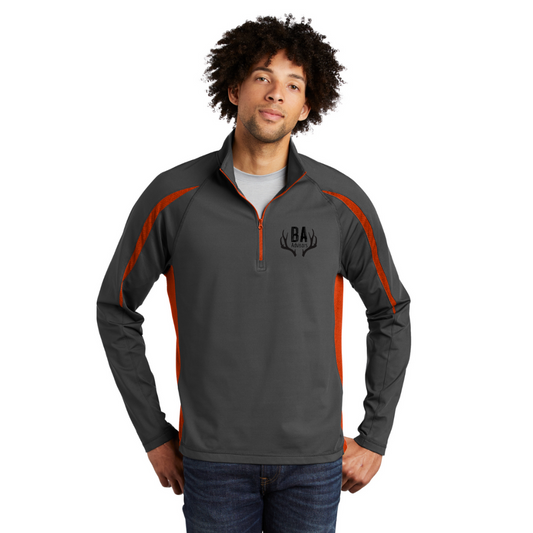 Sport-Tek® Sport-Wick® Stretch 1/2-Zip Colorblock Pullover