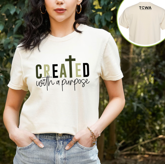 Created With a Purpose Adult T-Shirt - 1717